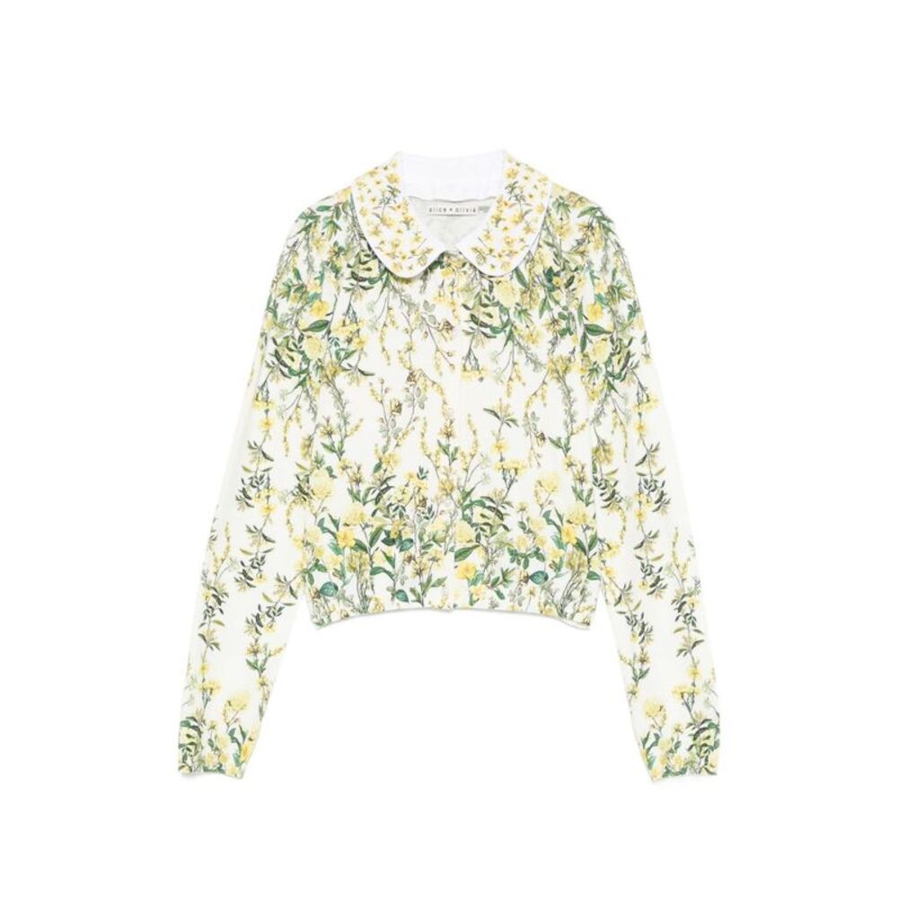 Alice+Olivia Women Carson Printed Cardigan